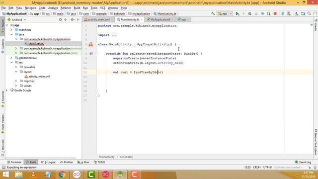 How to Add Two Numbers using Android Kotlin смотреть онлайн