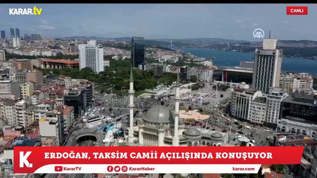 Taksim Camii İbadete Açıldı! Erdoğan'dan Dikkat Çeken Hediye