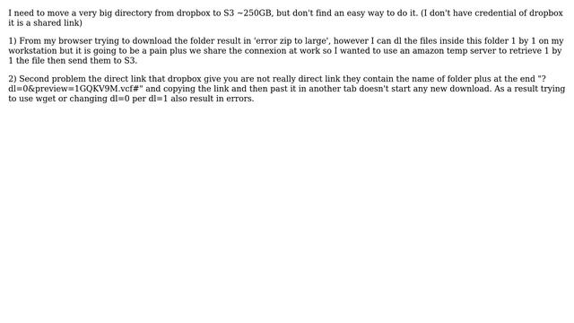 How download dropbox directory or files with command line on a linux server? смотреть онлайн