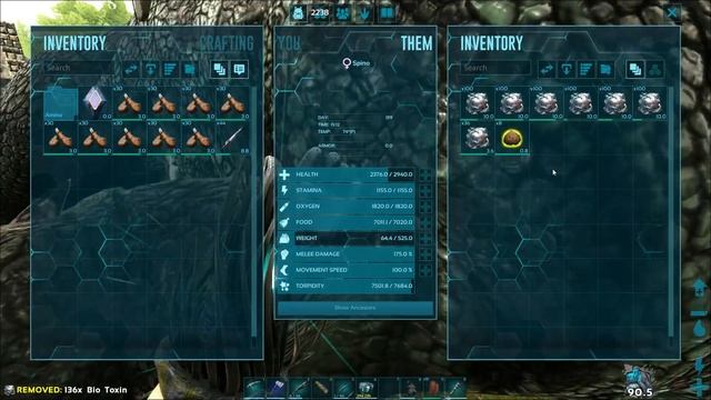 Building A Drop Trap For Taming A Spino | ARK: Valguero #50 смотреть онлайн