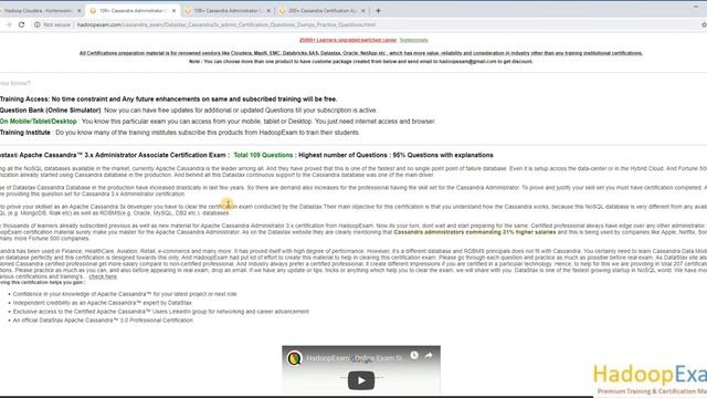 Cassandra 3x Administration Certification смотреть онлайн