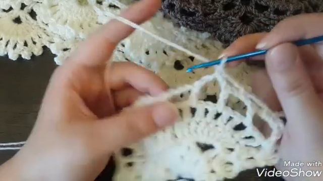 Ажурный бактус (шаль) крючком! Chal