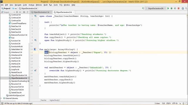 Kotlin - Companion Objects смотреть онлайн