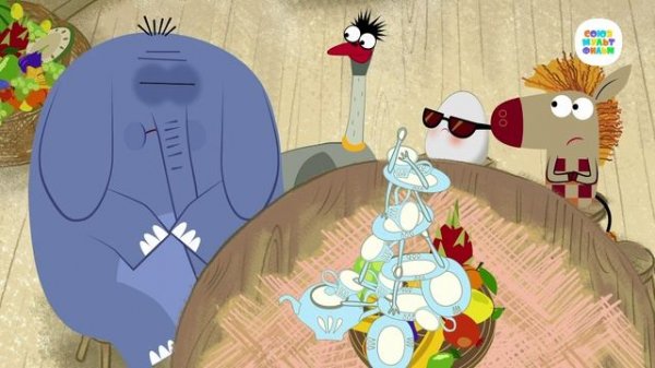 Зебра в клеточку -  15 серия. Посылка к обеду - Союзмультфильм HD