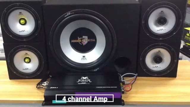Adams Digital 6.5inch 2-Way Coaxial 250watts/ 6.5inch Mid Bass Speaker 250watts/ 12inch SubWoofer смотреть онлайн