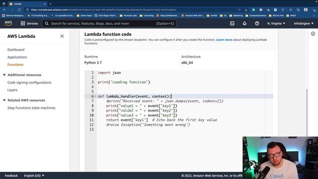 AWS Lambda In Under FIVE Minutes [2022 Getting Started] смотреть онлайн