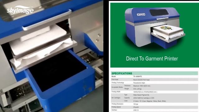 Direct to Garment Printer Printing with Pigment Ink смотреть онлайн