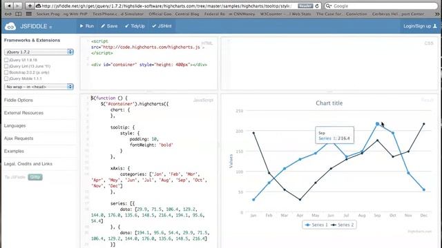 Highcarts Tooltip Not Hiding смотреть онлайн