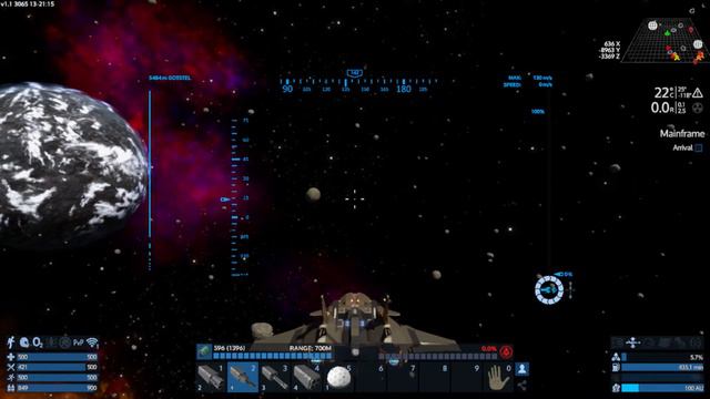 Empyrion - Galactic Survival. F94-Cataphract. Weapons test... смотреть онлайн