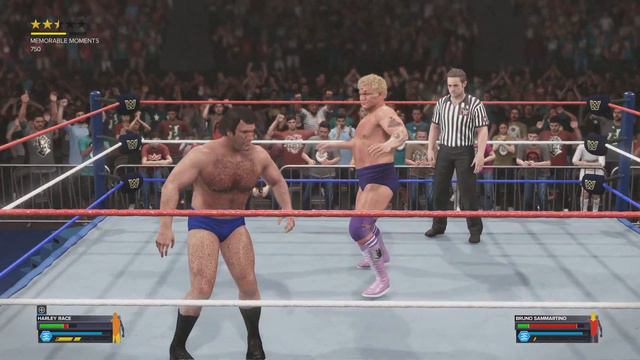 WWE 2K23 - Harley Race Vs Bruno Sammartino смотреть онлайн