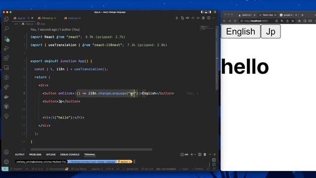 react translation with i18next and saving to localStorage смотреть онлайн