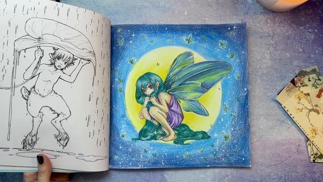 Раскрашено. Январь- февраль 2023/ coloring pages January - February 2023 / Adult coloring смотреть онлайн