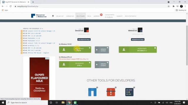 How to Setup Local Server as your Production Server with EasyPHP Devserver 17 | Install PHP Windows смотреть онлайн