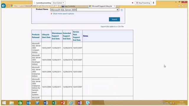 SQL 2005 EoL Webcast смотреть онлайн