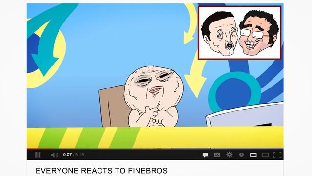 Finebros React - psychicpebbles cartoon (REUPLOAD) смотреть онлайн