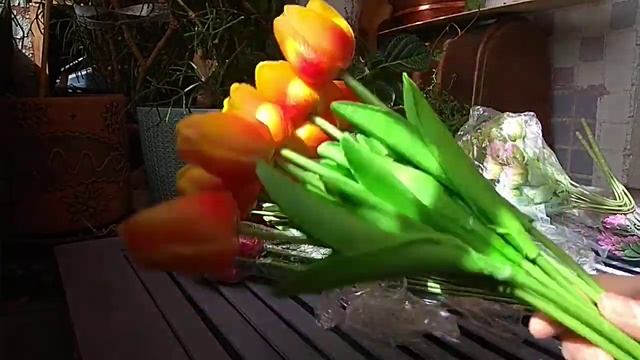 Искуственые цветы с Али обзор смотреть онлайн