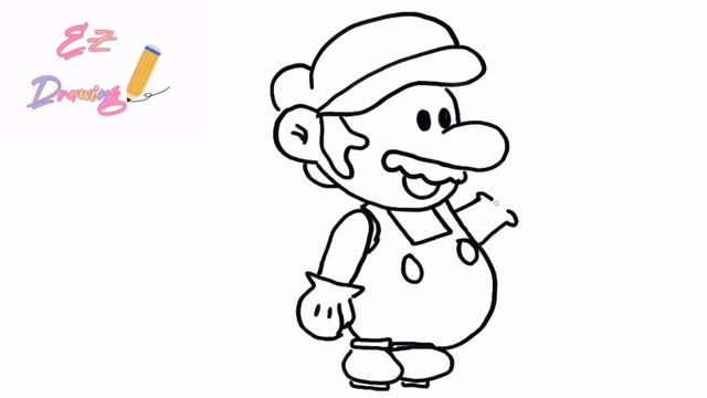 Easy Drawing | Super Mario drawing | satisfying video смотреть онлайн