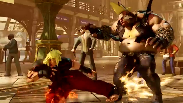 Street Fighter 5 - Ken Gameplay Trailer (PS4) смотреть онлайн