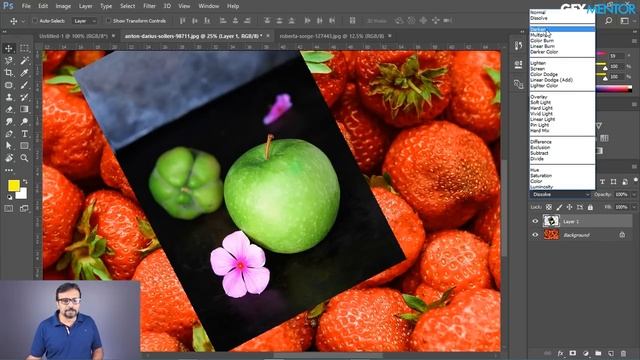 Layers Panel - Adobe Photoshop for Beginners - Class 3 - Urdu / Hindi смотреть онлайн