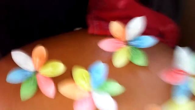 Моя поляна цветов сделаная своими руками. смотреть онлайн