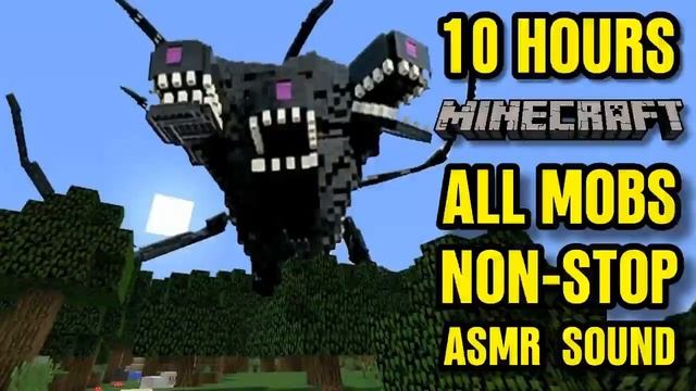 10 Hours Minecraft All Mobs Non-Stop Sound Effects #minecraft #soundeffects #ASMR Minecraft SFXs