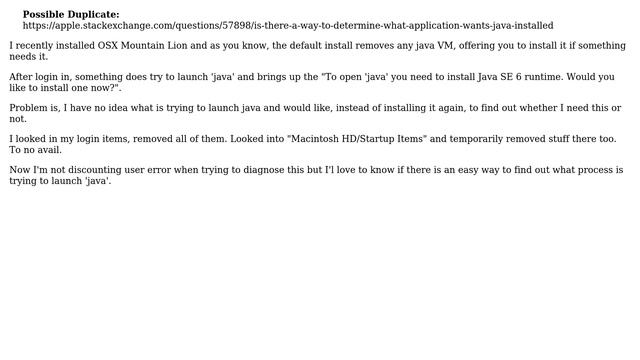 Apple: What is trying to launch 'java' on my Mac OS X Mountain Lion смотреть онлайн