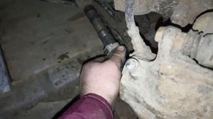 Замена внутреннего шруса на ауди 80 б4