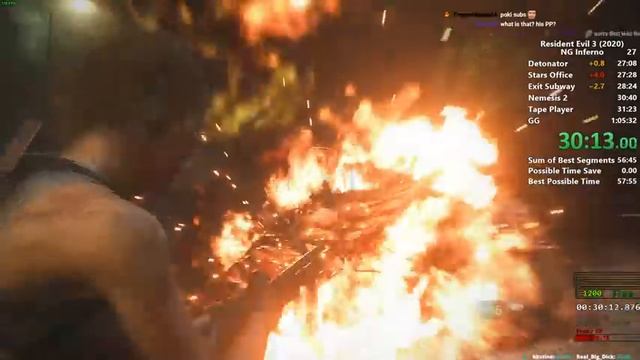 RE3 NG Inferno Speedrun in 1:01:37 (No Item Shop/S Rank) смотреть онлайн