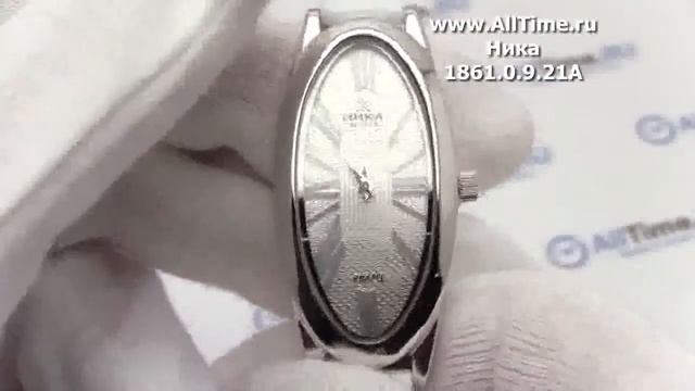 Обзор. Женские наручные часы Ника серебряные 1861.0.9.21A смотреть онлайн