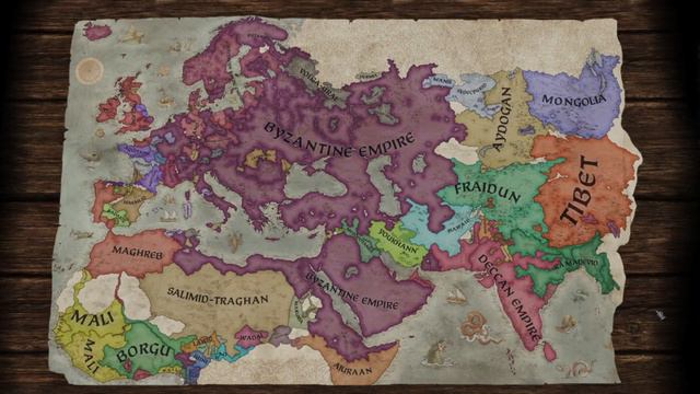 All Empires Formed In Crusader Kings 3 Timelapse смотреть онлайн