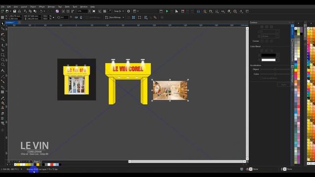 Hướng dẫn vẽ mô hình 3D đơn giản trên CorelDraw смотреть онлайн