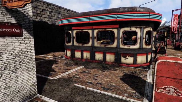 Nuka-World Red Rocket - Nuka-World themed settlement - Fallout 4 Settlements смотреть онлайн