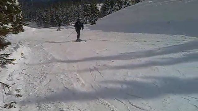 Драгобрат прыжки на лыжах))) запорожье (марк и олег)