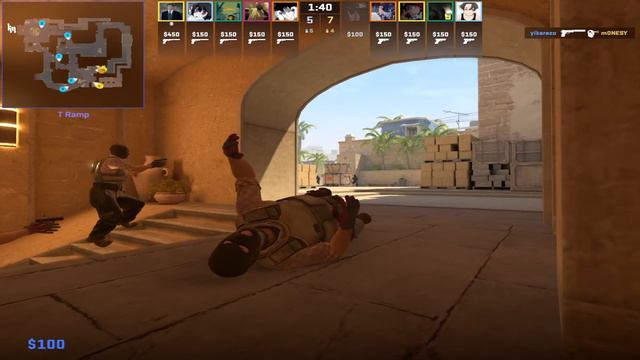 M0NESY 32-12 W/turboXgirl (mirage) | FACEIT Ranked | Jan 8, 2024 | CS2 Demo/POV/utility