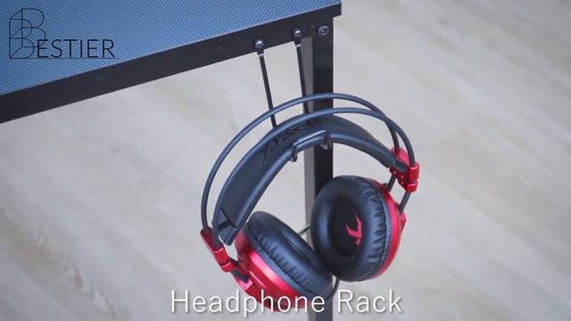 Bestier 47" Mordern Adjustable Gaming Desk Assembly Tutorial смотреть онлайн