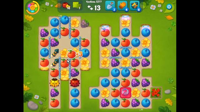 Ranch Adventures Walkthrough Lvl  5256 - 5299 дача три в ряд