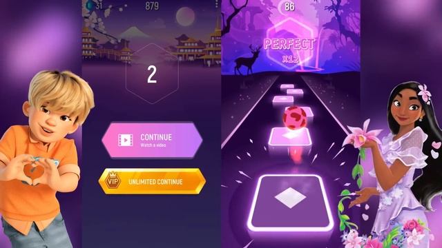 Turning Red 4 Town Vs Encanto Isabela | Nobody Like U, What Else Can I Do - Tiles Hop EDM Rush! смотреть онлайн