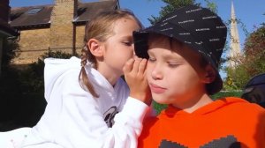 Макс и Катя в кафе у папы