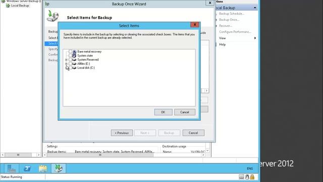 Server 2012 Windows backup and restore смотреть онлайн