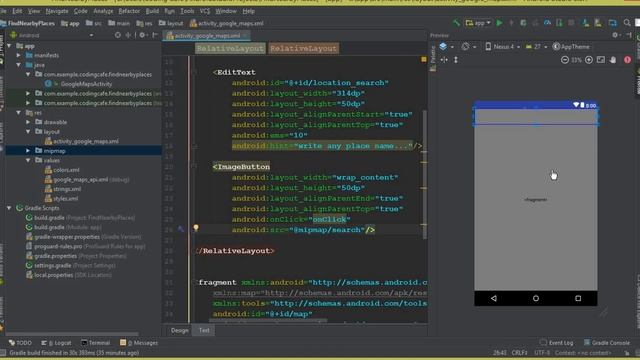 Google Maps Nearby Places Tutorial 04 Android Studio Google Maps Nearby Places Tutorials 2018 смотреть онлайн