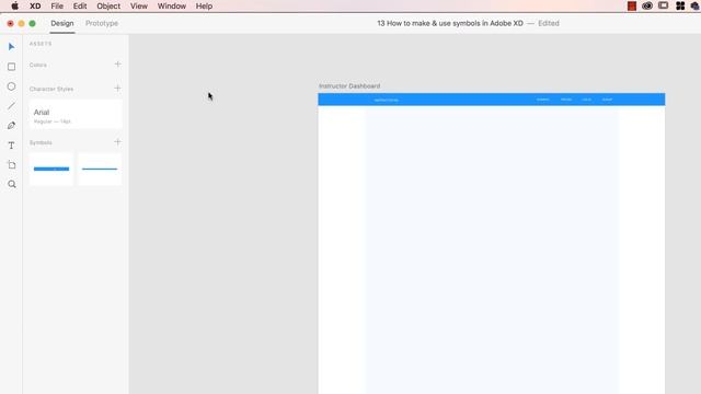 How to make & use symbols in Adobe XD - UI/UX & Web Design using Adobe XD [12/42] смотреть онлайн