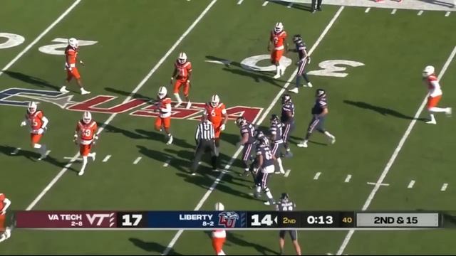 Virginia Tech vs Liberty Football Game Highlights 11 19 2022 смотреть онлайн
