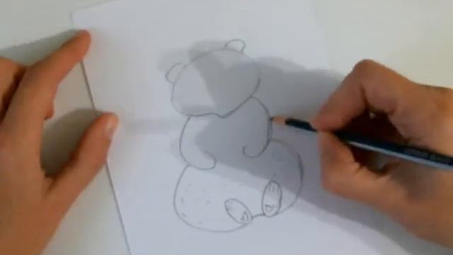 Рисуем быстро и просто.Как нарисовать Медвежонка. смотреть онлайн