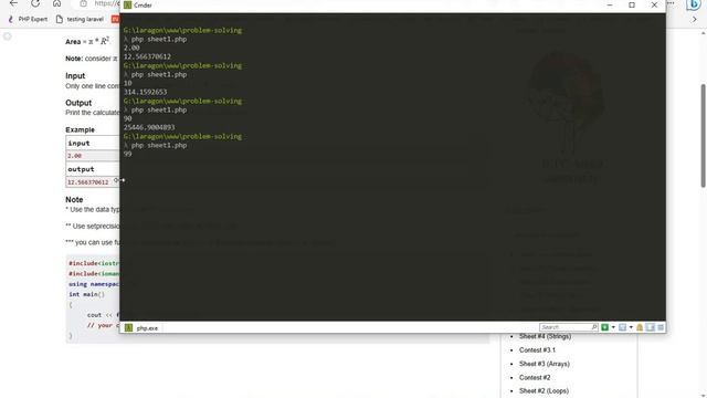 7 - Problem solving with php #007 E. Area of a circle смотреть онлайн