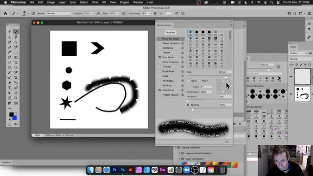 Dual Brushes For Photoshop | How To Use | Graphicxtras смотреть онлайн
