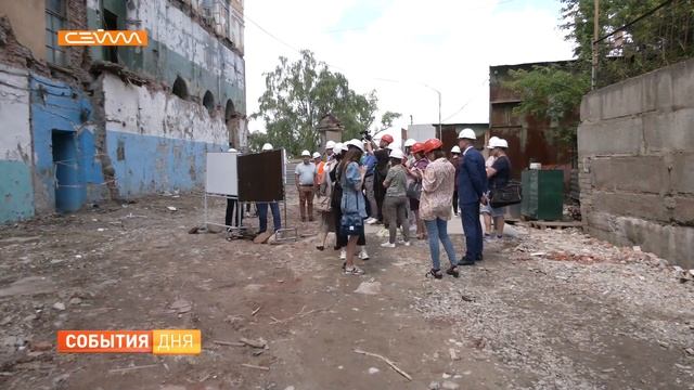 В Курске продолжается реконструкция здания бывшей мужской гимназии