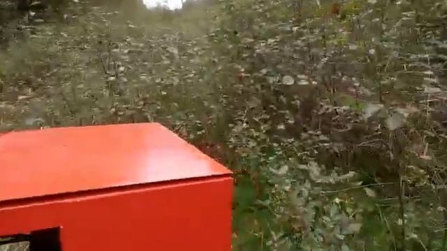 Минитрактор. Поездка через кустарник. смотреть онлайн