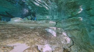 4K - Mexican Underwater Caves, подводный мир