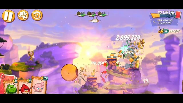 Angry birds 2 mighty eagle bootcamp Mebc 1st Jan 2024 without extra birds 12 rooms #ab2 mebc today смотреть онлайн