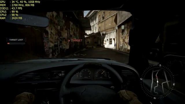 Medal of Honor Warfighter - Ultra - ( Athlon II X2 245 / MSI GTX 750 Ti 2 gb /1360x768) смотреть онлайн